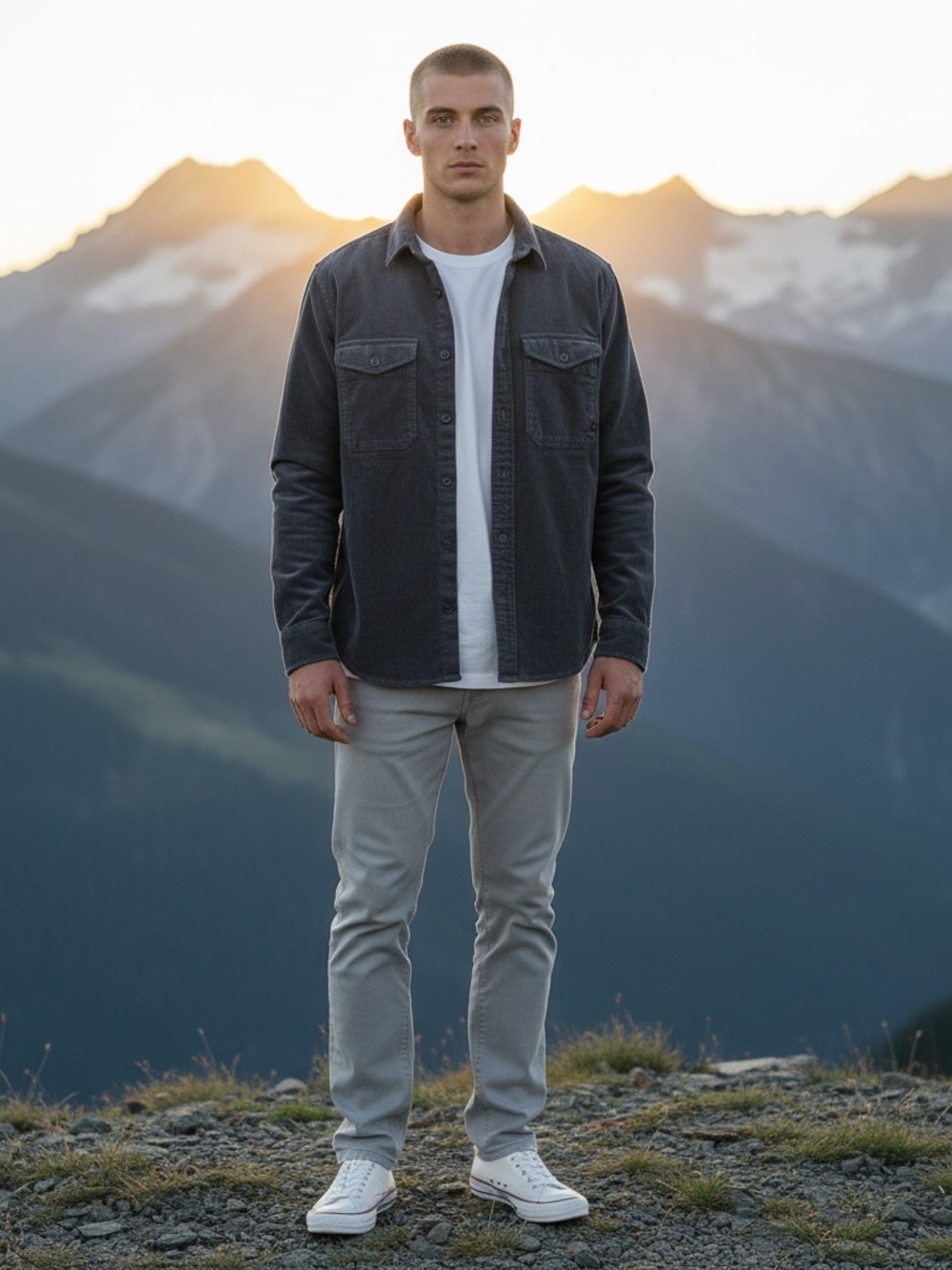 RELWEN Corduroy Workshirt Carbon M